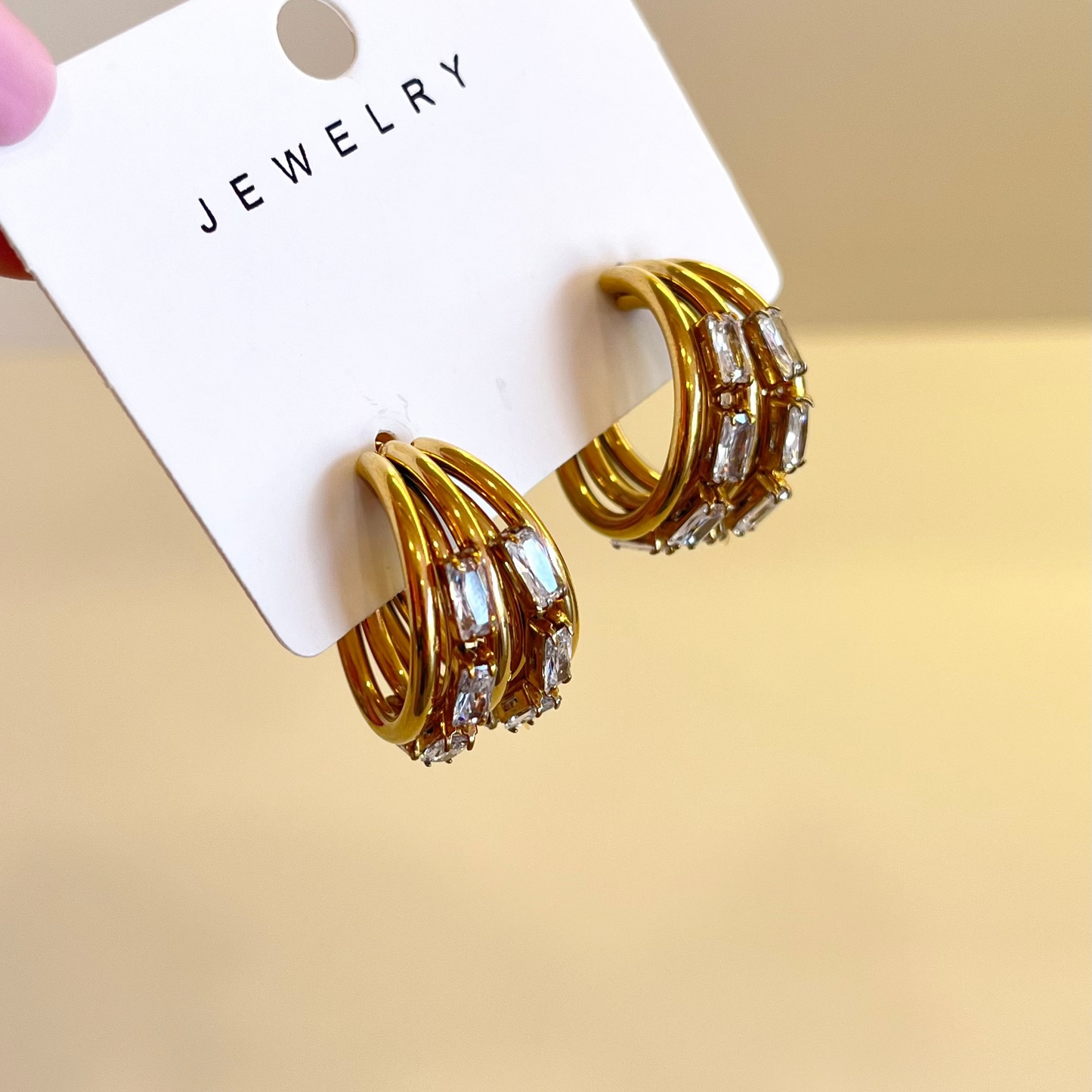 Luxury Triple Hoops