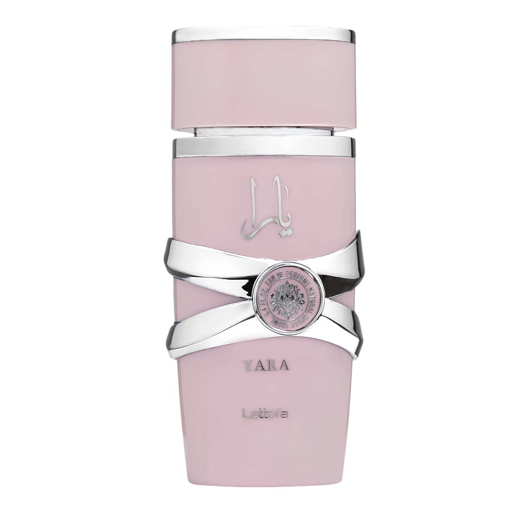 Discover Lattafa Yara Women EDP 100ml, a sweet amber vanilla perfume with orchid, tropical fruits and musk. Shop Beauty Cave with delivery across Cyprus.
