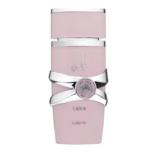 Discover Lattafa Yara Women EDP 100ml, a sweet amber vanilla perfume with orchid, tropical fruits and musk. Shop Beauty Cave with delivery across Cyprus.