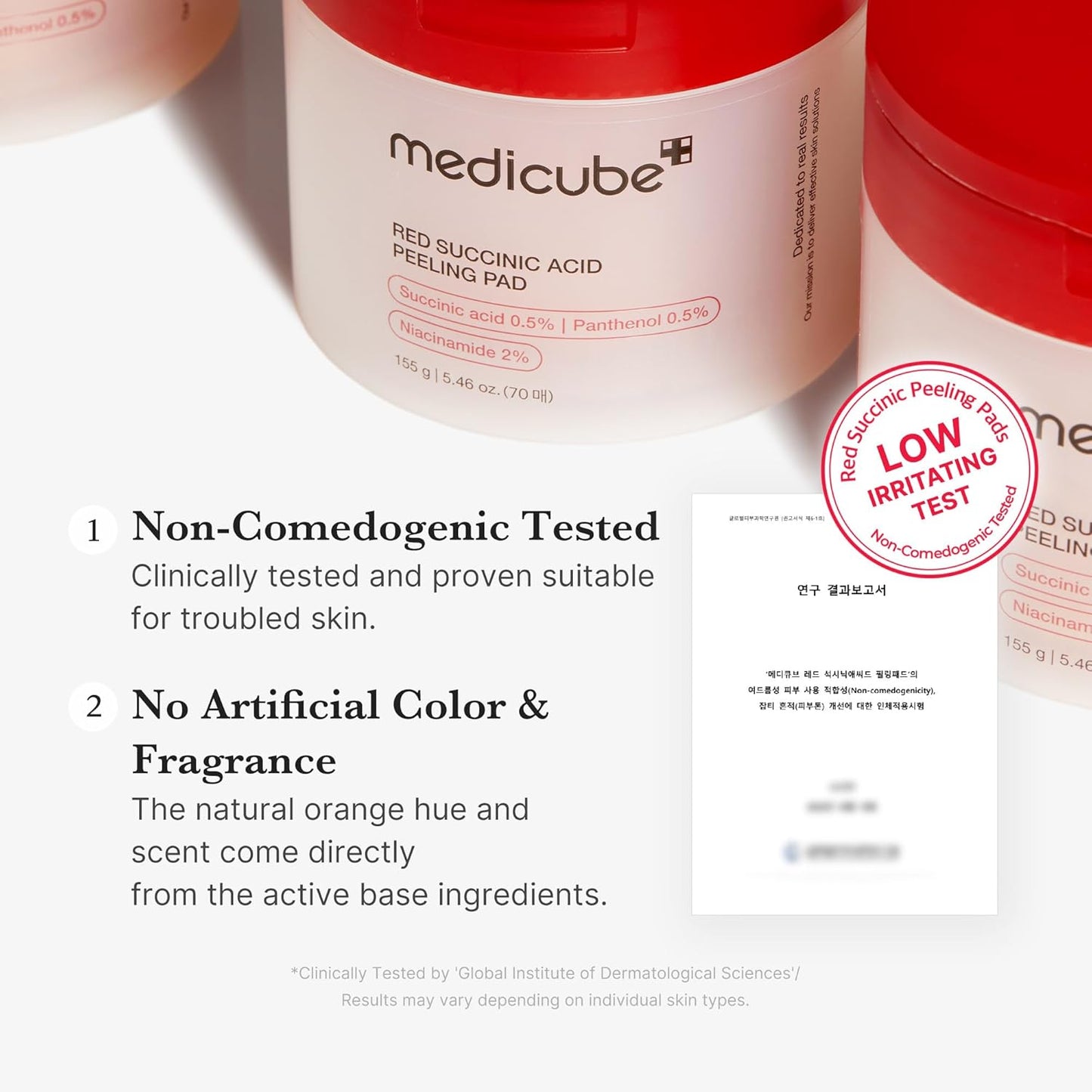 MEDICUBE – Κόκκινο Σφουγγάρι Απολέπισης με Ηλεκτρικό Οξύ | Καταπολέμηση Ακμής (70 τεμάχια)
