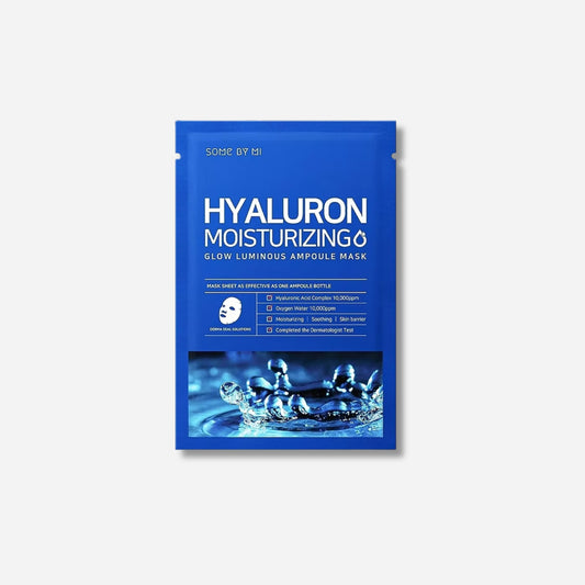 Some By Mi Hyaluron Moisturizing Glow Luminous Ampoule Mask, 25g