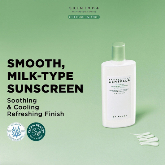 SKIN1004 Tea-Trica Soothing Sun Milk SPF50 Korean sunscreen acne prone skin

