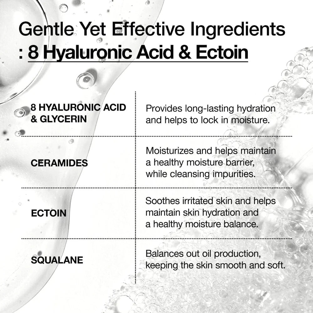8 Hyaluronic Acid Moisturizing Gentle Gel Cleanser 150ml | Beauty Cave Cyprus