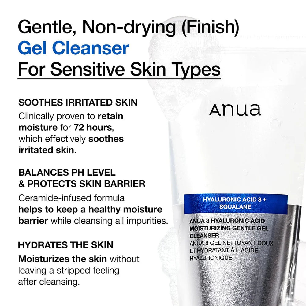 8 Hyaluronic Acid Moisturizing Gentle Gel Cleanser 150ml | Beauty Cave Cyprus