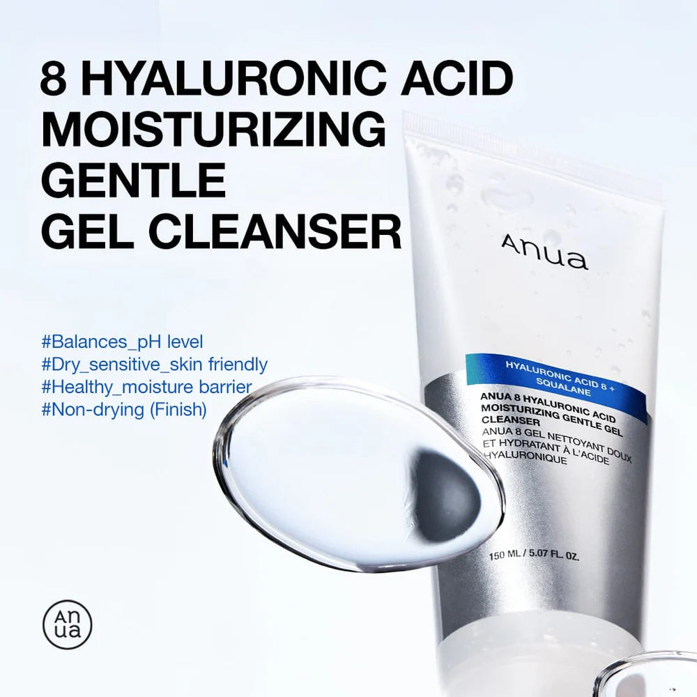 8 Hyaluronic Acid Moisturizing Gentle Gel Cleanser 150ml | Beauty Cave Cyprus