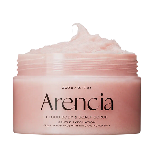 Arencia Fresh Cloud Απολεπιστικό Σώματος & Τριχωτού Κεφαλής Λεβάντα & Αχλάδι 260g