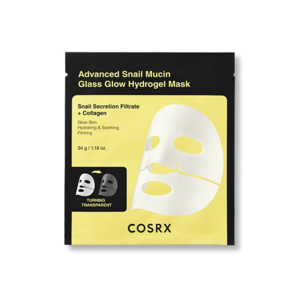 COSRX Advanced Snail Mucin Glass Glow Υδρογέλη Μάσκα Προσώπου