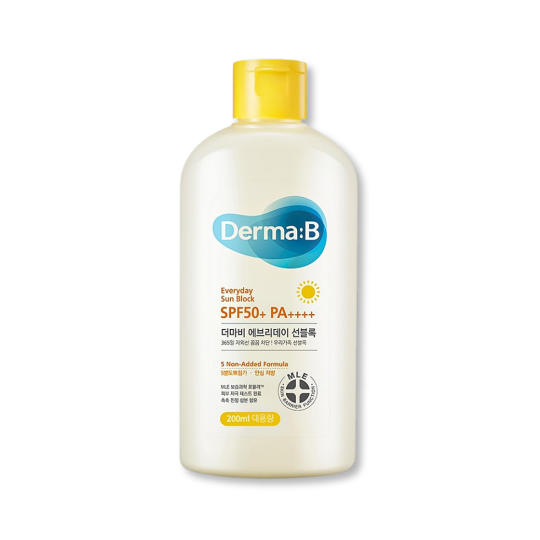 Derma:B Αντηλιακό Καθημερινής Χρήσης SPF50+ 200ml