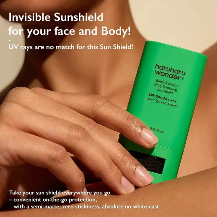 HARUHARU WONDER BLACK BAMBOO DAILY SOOTHING SUN SHIELD SPF50+ PA++++