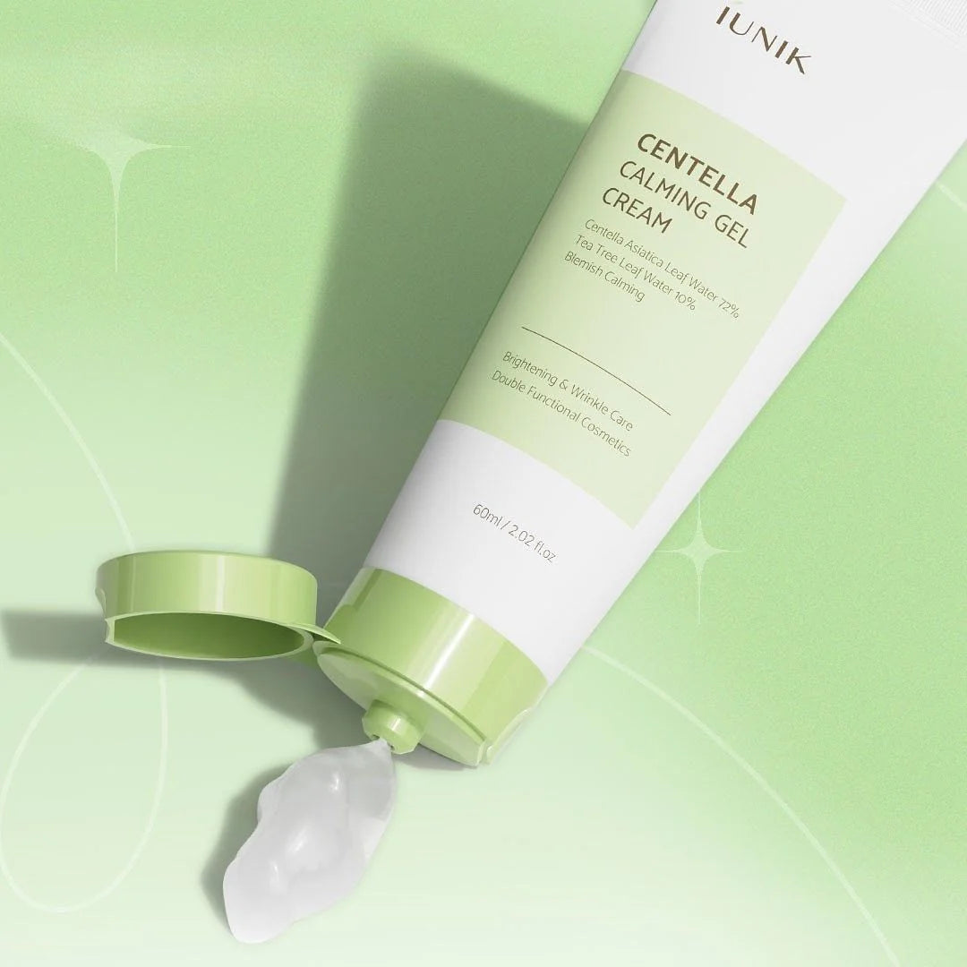 iUNIK centella gel cream jar – Beauty Cave Nicosia oil-free skincare
