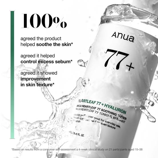 ANUA HEARTLEAF 77% SOOTHING TONER 250ml