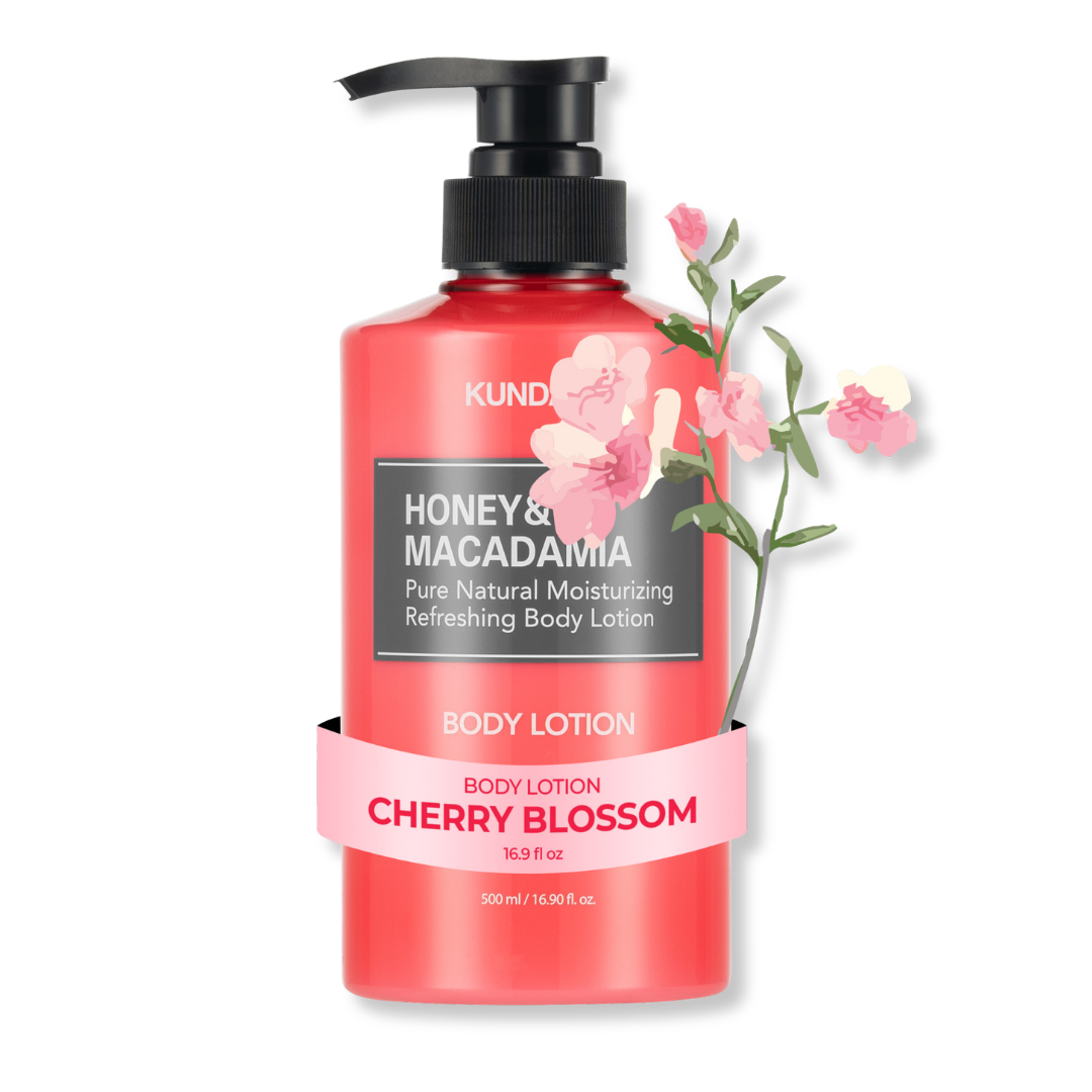 KUNDAL Honey & Macadamia Pure Body Lotion (Cherry) 500ML cyprus