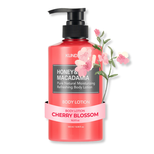 KUNDAL Honey & Macadamia Pure Body Lotion (Cherry) 500ML cyprus