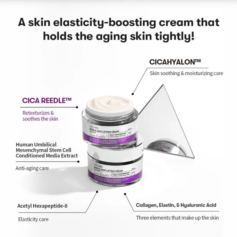 VT Cosmetics Reedle Shot Lifting Cream 50ml | Korean Firming & Elasticity Cream