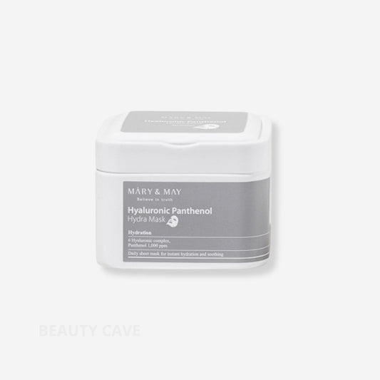Mary&May Hyaluronic Panthenol Hydra Mask - Hydrating Face Mask Set - 30pcs