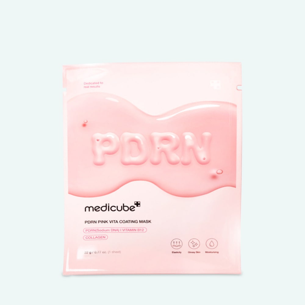 Medicube PDRN Pink Vita Coating Mask Korean skincare Cyprus Beauty Cave
