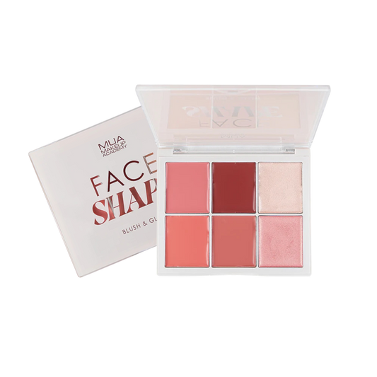 MUA Face Shape Palette Blush & Glow