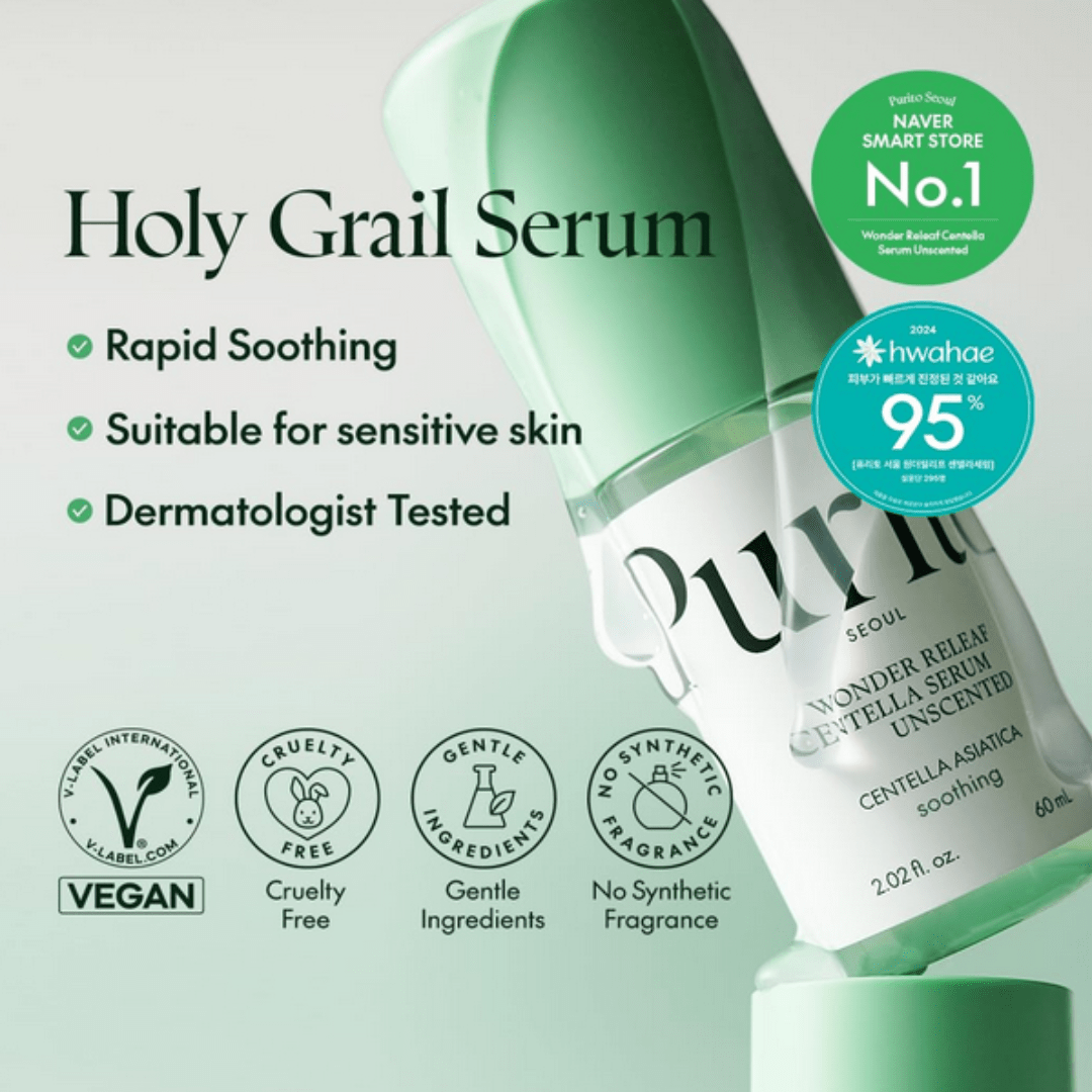 Purito SEOUL - Wonder Releaf Centella Serum Unscented 60ml | Beauty Cave Cyprus