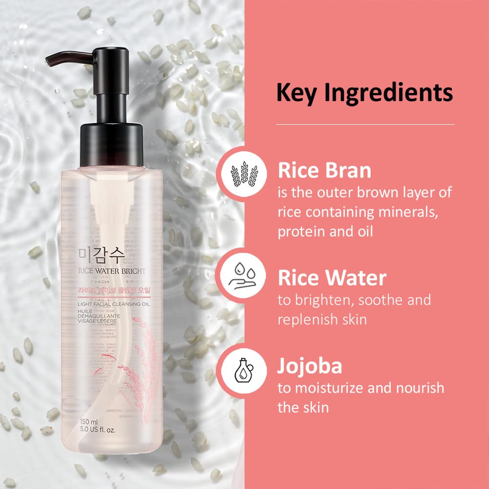 THE FACE SHOP Rice Water Bright Light Cleansing Oil 150ml